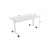 Table droite mobile abattante Lorraine