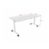 Table droite mobile abattante Lorraine