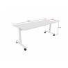 Table droite mobile abattante Lorraine