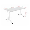 Table droite pliante Lorraine