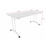 Table droite pliante Lorraine