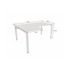 Bureau compact asymétrique 90° Producteo