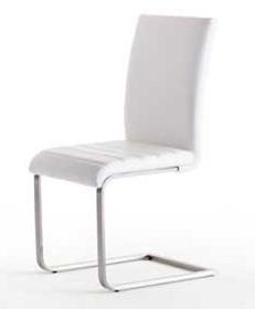 Lot de 4 chaises design coloris blanc Lucida