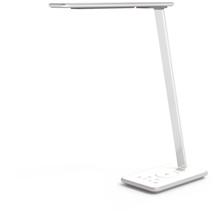 Lampe de bureau blanche et grise Mauljack