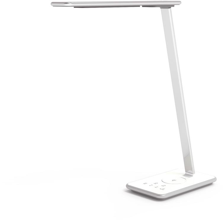 Lampe de bureau blanche et grise Rapsody