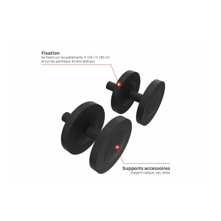 TAMOSH Lot de 2 supports de table amovibles en acier inoxydable de qualité marine pour maison, bateau, accessoires marins