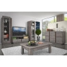 Buffet/bahut contemporain chêne marron 2 portes/3 tiroirs Celta