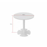 Table d'appoint ronde Swanny