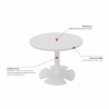 Table basse ronde Swanny