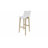 Tabouret pieds en bois massif Terence