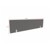 Panneau de séparation frontal en tissu acoustique pour bench Domino