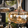 Suspension moderne 7 lampes en verre Idealia