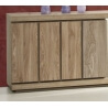 Buffet/bahut contemporain portes coulissantes coloris memphis oak Jenco