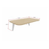 Tablette d'extension ou de liaison pour banquette 4 places Dendrobium