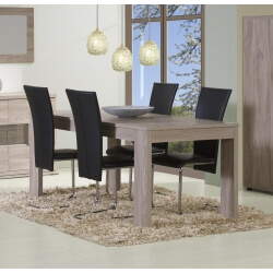 Table de salle à manger contemporaine 190 cm coloris memphis oak Jenco