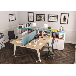 Bureau bench 2 personnes Centurion