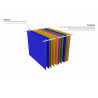 Kit 2 rails pour dossiers suspendus Caron