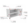 Console de bureau mobile Javas