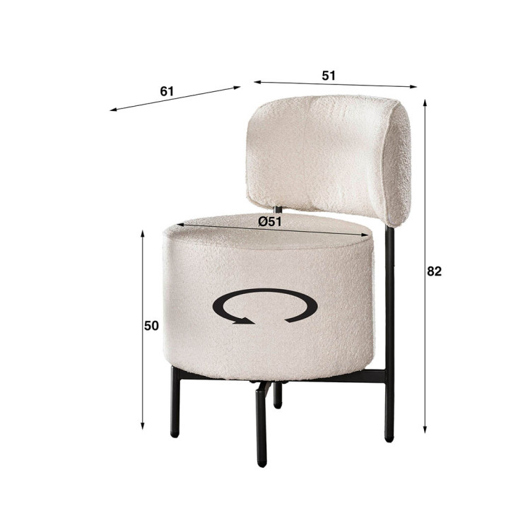 Lot de 2 fauteuils modernes en tissu côtelé Riblet