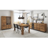 Buffet/bahut contemporain 219 cm coloris cognac Pascalys