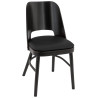 Chaises de bistrot hêtre et PU (lot de 2) Bucarest