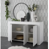 Buffet/bahut moderne 138 cm blanc mat Charlie