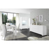 Buffet/bahut moderne 184 cm blanc mat Charlie