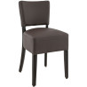 Chaises de restaurant hêtre et PU Florilège (lot de 2)