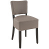 Chaises de restaurant hêtre et PU Florilège (lot de 2)