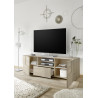 Meuble TV moderne 181 cm chêne samoa Milenor