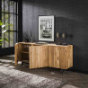 Buffet/bahut style naturel 180 cm en acacia massif naturel Brunia