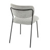 Chaises de restaurant en tissu Sileone (lot de 2)