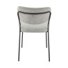 Chaises de restaurant en tissu Sileone (lot de 2)