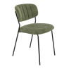 Chaises de restaurant en tissu Sileone (lot de 2)