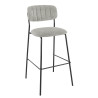 Tabourets de restaurant en tissu Sileone (lot de 2)