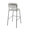 Tabourets de restaurant en tissu Sileone (lot de 2)