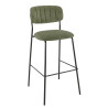 Tabourets de restaurant en tissu Sileone (lot de 2)