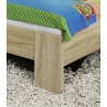 Chambre enfant contemporaine coloris chêne clair/blanc Ronco