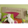 Chambre enfant contemporaine coloris chêne clair/blanc Ronco