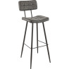 Tabouret de brasserie en simili H79 Maurine (lot de 2)