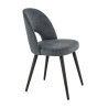 Chaise de restaurant en tissu Paulina (lot de 2)