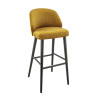 Tabouret de bistrot en velours Olga