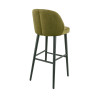 Tabouret de bistrot en velours Olga