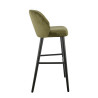 Tabouret de bistrot en velours Olga