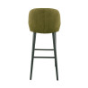 Tabouret de bistrot en velours Olga