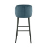 Tabouret de bistrot en velours Olga