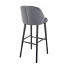 Tabouret de bistrot en velours Olga