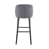 Tabouret de bistrot en velours Olga