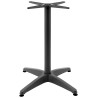 Pied de table d'extérieur en métal anthracite H 73 cm Magnus