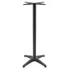 Pied de table d'extérieur en métal anthracite H 108 cm Magnus